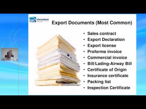 Export Documents (Most