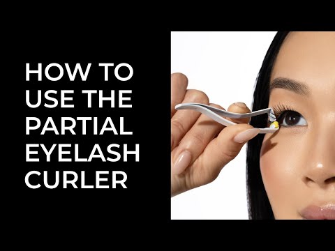 How To Use The Partial Eyelash Curler | Best Eyelash Curler for Asian Lashes | Hannah Cho Beauty