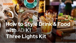 Godox : How to style drink and food with #ADK1 Three Lights Kit screenshot 5