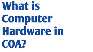 Computer hardware in COA || Parts of Digital Computers || Block diagram of Digital Computer
