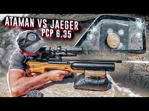 Ataman ML15 6 VS Jaeger 6.35 (100 метров и пробитие)