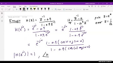 ENCS4310: system decomposition (All-pass and Minimum phase)