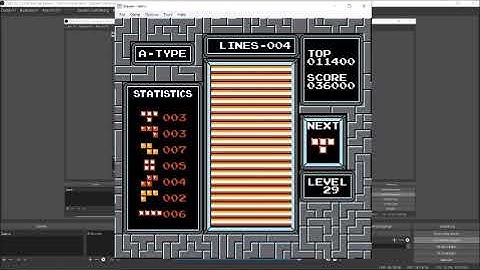 [NES Tetris] My first Tetris on NTSC Level 29