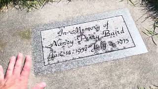 Nancy Perry Baird Headstone! Her Body was Never Found! 9-24-2026