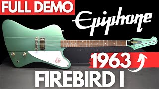 EPIPHONE 1963 FIREBIRD I FULL DEMO