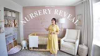 Nursery & Baby Girl Name Reveal! // Bright & Natural Nursery