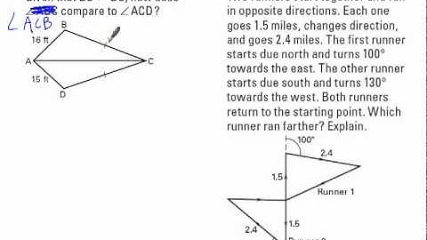 Geometry 5.6 Hinge Theorem