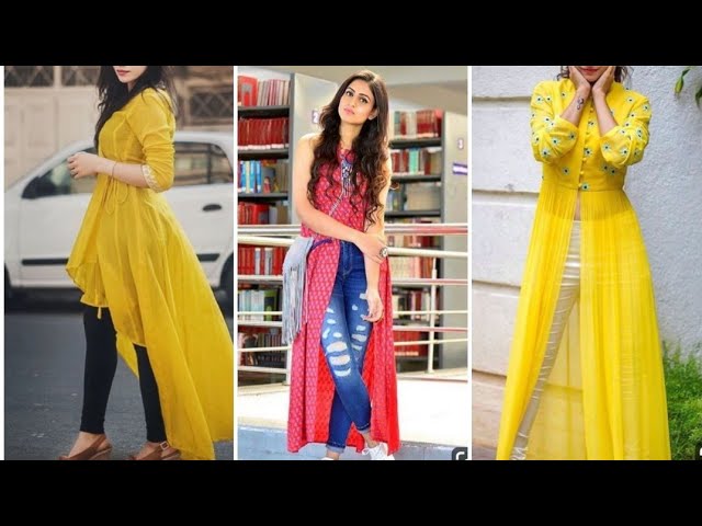 Long Kurti With Jeans 👜👖✂️ Kurti With Jean College Kurti With Jeans Short  Kurti With Jean kurti… | Indian fashion, Stylish dresses for girls, Trendy  dress outfits