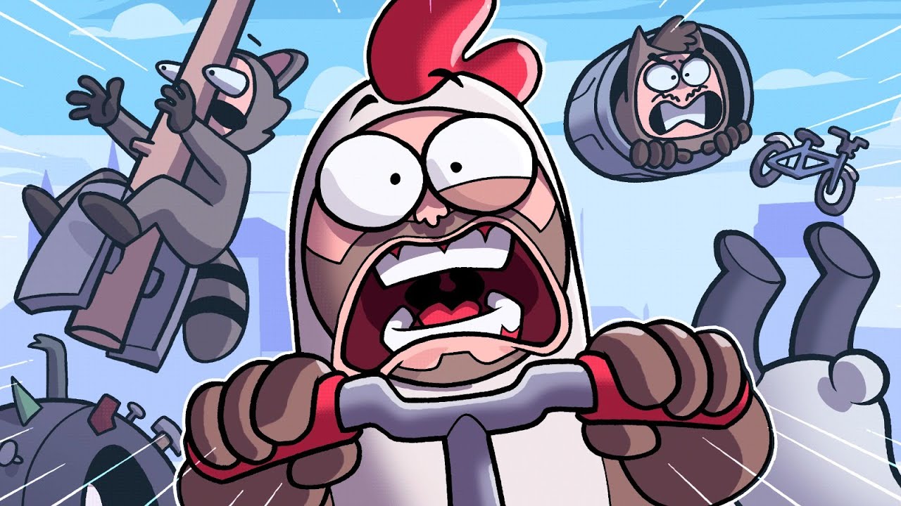 Igual o outro só que de bicicleta | Ultimate Sheep Raccoon