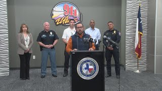 El Paso Water holds press conference on water main break El Paso Water City Press Conference On Water Main Break