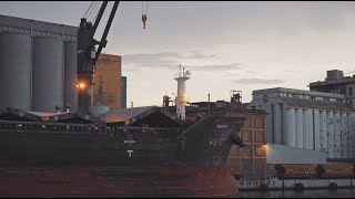 industrial area evening A7SII lowlight 4k slog2 footage August 2022