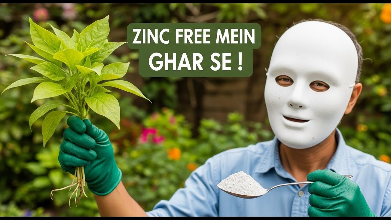 Mr. Free Zinc Fertilizer Ghar Mein Hai | Use This Organic Zinc Booster for Healthy Plants!