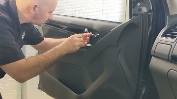 2021 Isuzu MUX Front Door Trim Removal