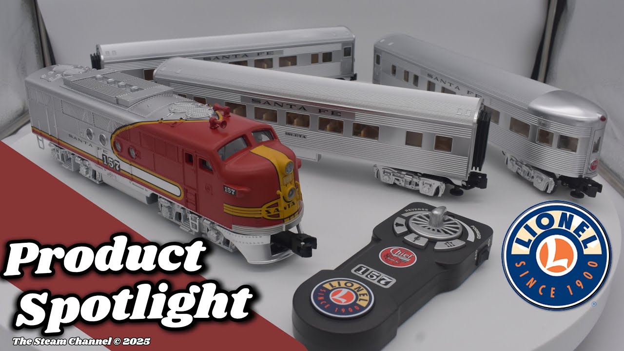 Santa Fe Super Chief LionChief Set — Iconic Looks, Modern Control!