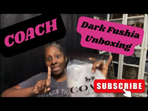 COACH 3/27 Dark Fushia 🩷 Drop Unboxing