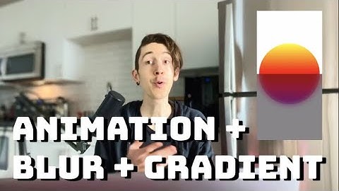 React Native + Typescript - Scale Animation w/ Blur + Gradient