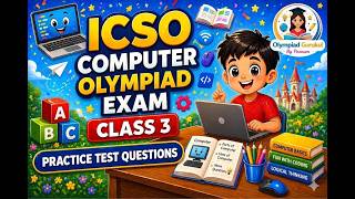 📝 ICSO PRACTICE TEST CLASS 3“📝  Olympiad Questions 😱 Score 90%+ Fast”💥