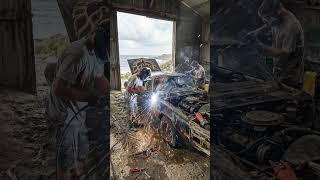 Abandoned Pontiac Trans Am Found on an Island 🌴 Rust to Full Restoration Timelapse