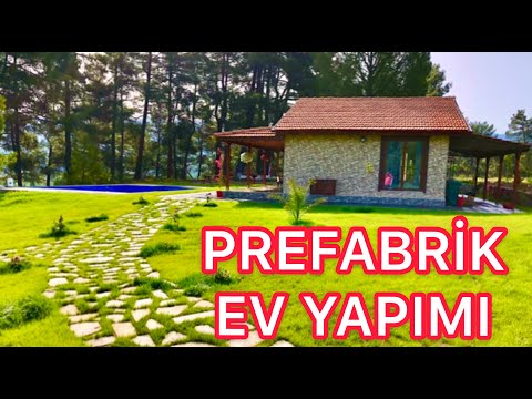 Köye Yerleşip Çok Ucuza Yaptığım  HAVUZLU PREFABRİK EV in YAPILIŞINI KOLAY YOLLARINI  Anlatıyorum