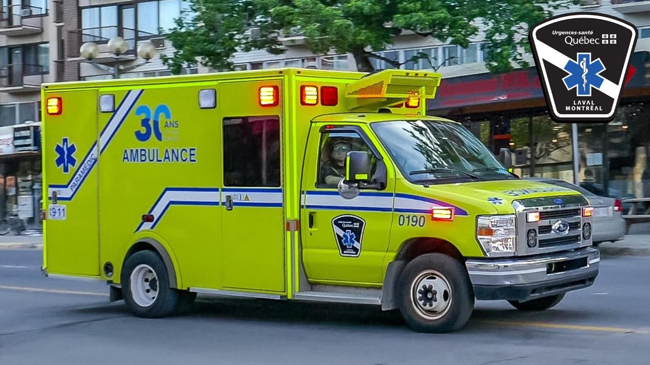 Montréal/West Island UrgencesSanté Ambulances Responding to