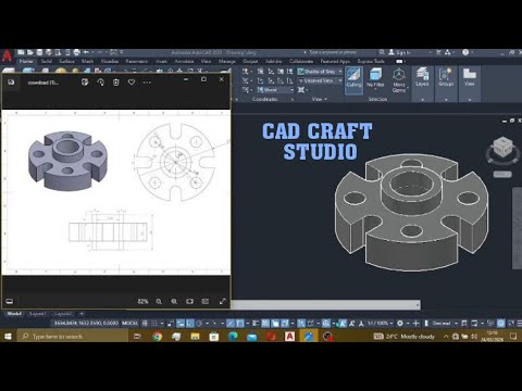 AutoCAD 3D Flange Design Tutorial | Circular Pattern, Slots & Hole Layout Mastery