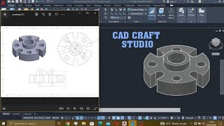 AutoCAD 3D Flange Design Tutorial | Circular Pattern, Slots & Hole Layout Mastery