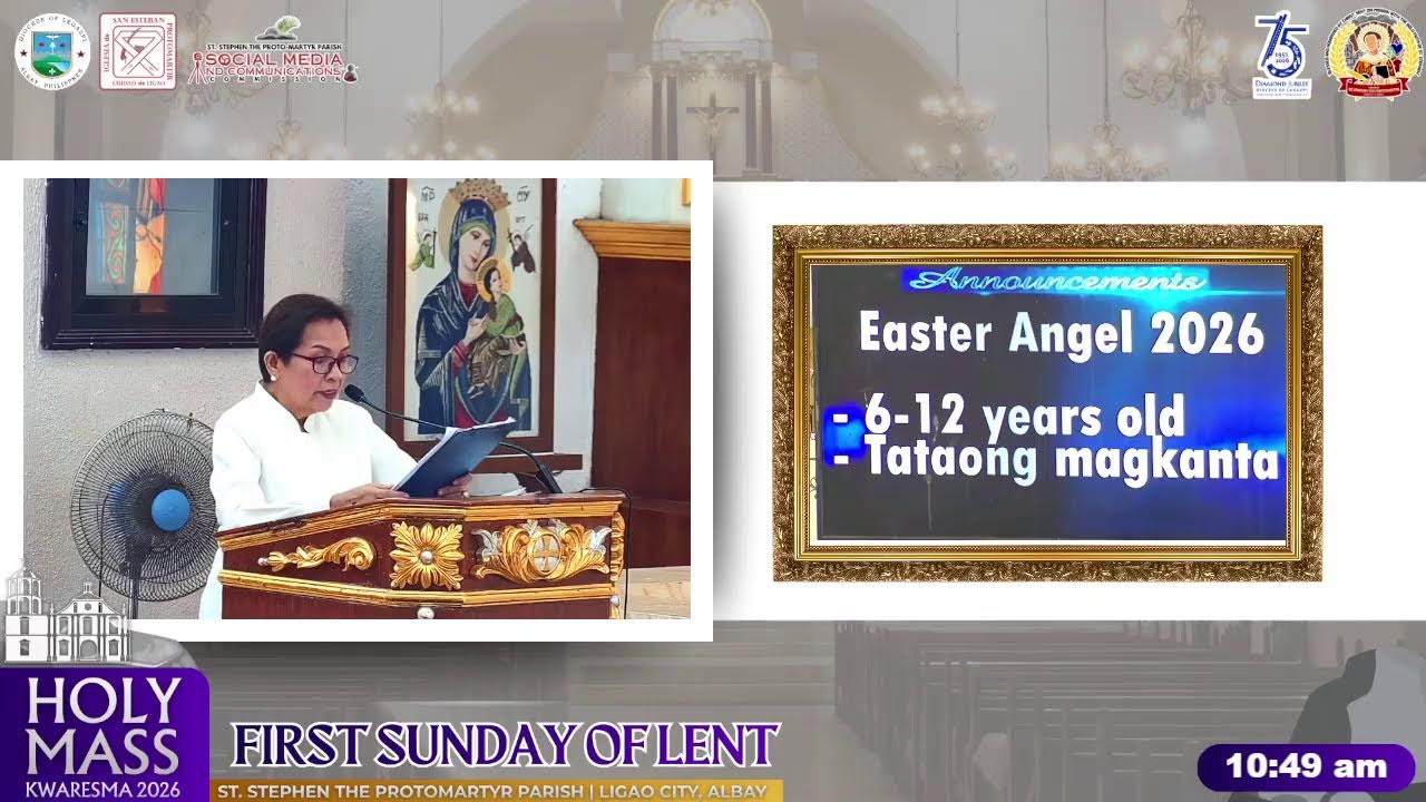 Holy Mass | FIRST SUNDAY OF LENT