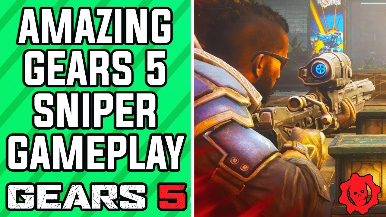 GEARS 5 Multiplayer Tech Test Gameplay - BEST SNIPER IN GEARS HISTORY? (GEARS 5 Sniper Gameplay)