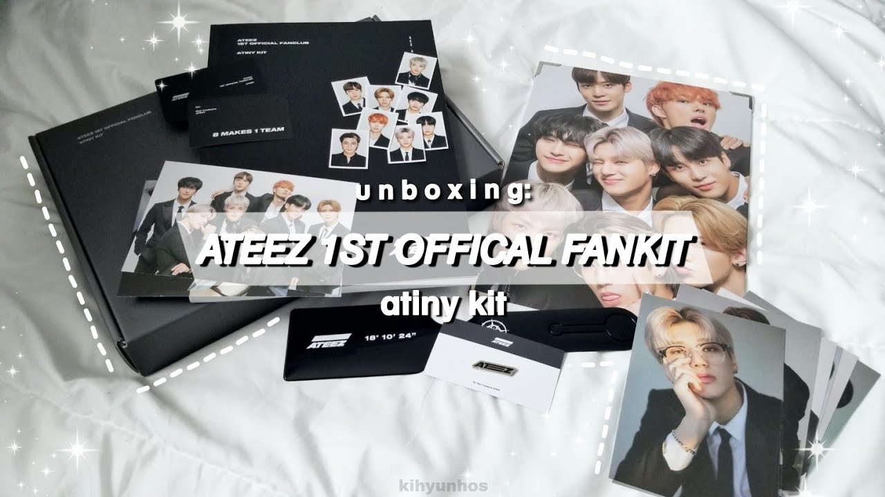 ✧ unboxing ateez 1st official fanclub ✧ atiny kit