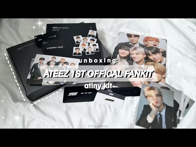 ATEEZ 1st Fan Club Official FANCLUB ATINY KIT Members Only Photobook  Postcard