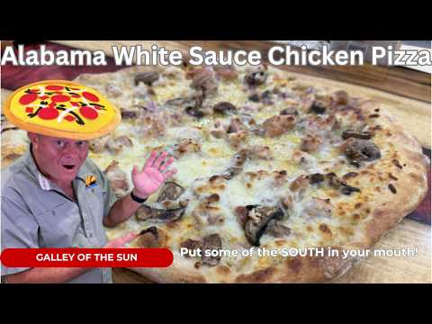Video Alabama White Sauce Chicken Pizza