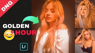How to edit GOLDEN HOUR in lightroom | Lightroom Portrait Editing | [Editing Rules]