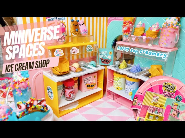 NEW* MiniVerse SPACES ICE CREAM SHOP - Unboxing & Create With Me