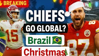 Chiefs Going Global? 🇧🇷 Clark Hunt’s Bold Plan to Make KC the  (Brazil Kickoff + Christmas Games!)