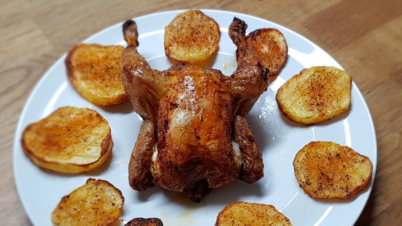 Picantón al horno (Pollo asado pequeño)