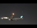 Cathay Pacific Airlines Me In Night On Roof New Delhi Runway | Large Airplane Igi Airport