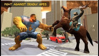Incredible Monster vs Apes Attack City Survival (By Real Games Studio) Android Gameplay HD screenshot 5
