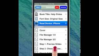 PPT2Book - Convert .pptx & .ppt (Microsoft office PowerPoint slides document) to iBook epub book screenshot 2