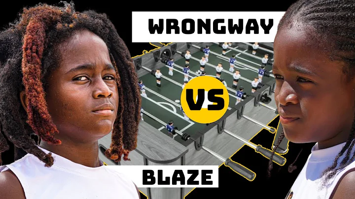 Blaze Vs Wrongway In Foosball In The Mall