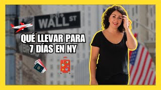 Maleta De Mano Para 7 Días En Nueva York, Qué Llevar?