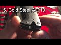 My Top 5 Cold Steel "Hard Use" Folders 2020!!!!