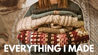 everything I made in 2023 | my first year of knitting