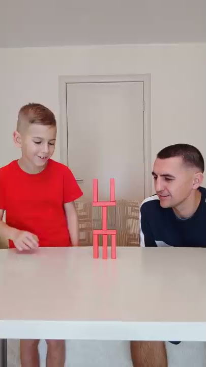 Invisible Jenga #shorts by Goodwin Family