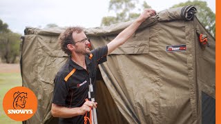 Oztent Rv5 Canvas Touring Tent - How To Setup And Pack Away