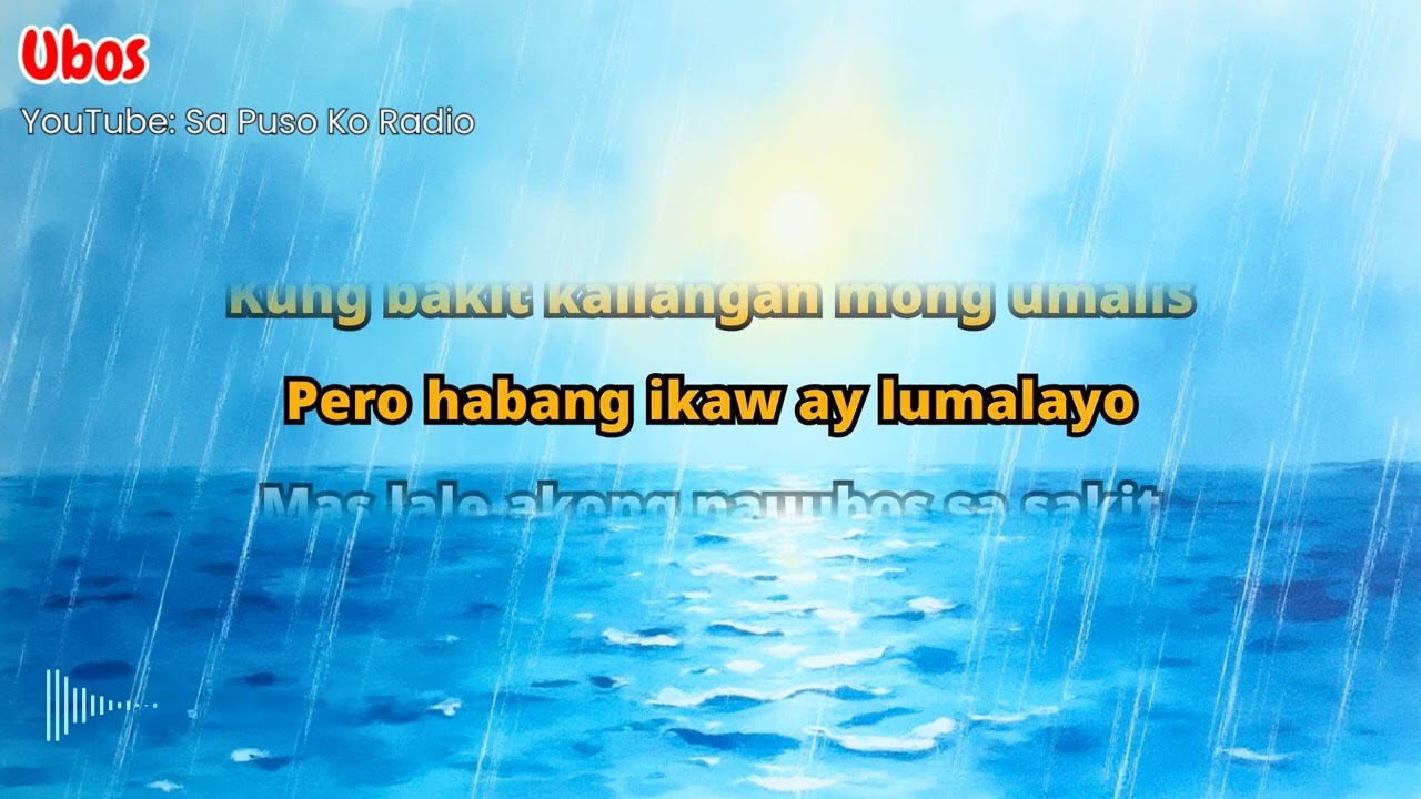 TataDin Dintata Ubos lyrics Pamatay Puso OPM Sad Tagalog love song 💚❤️
