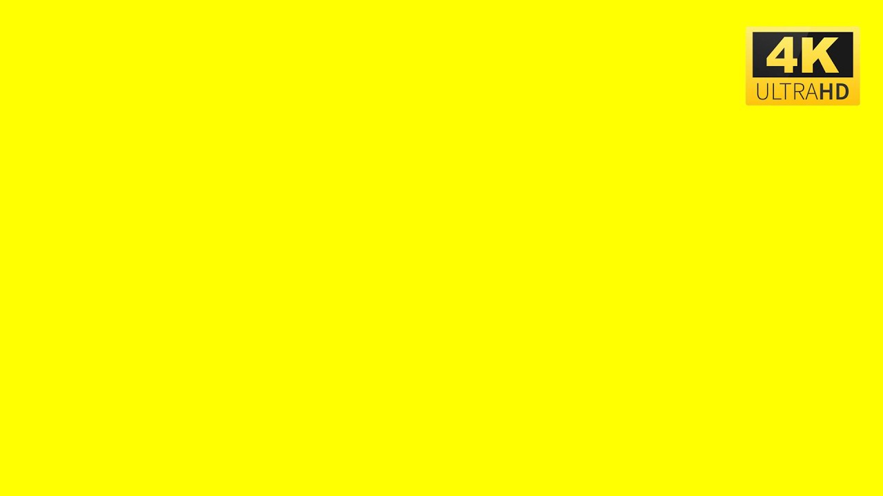 12h gelber Bildschirm | Bildschirmtest [4K]