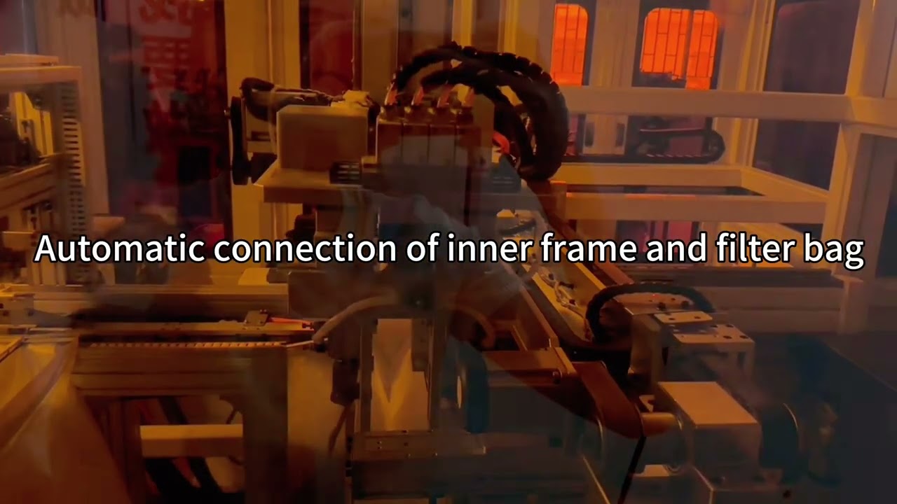 Bag filter fully automated production line