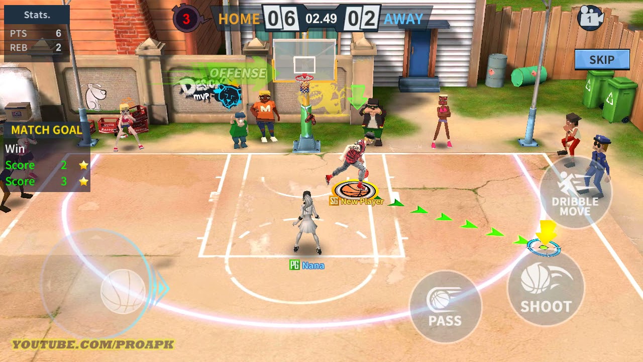 Streetball Allstar Gameplay Android / iOS - YouTube