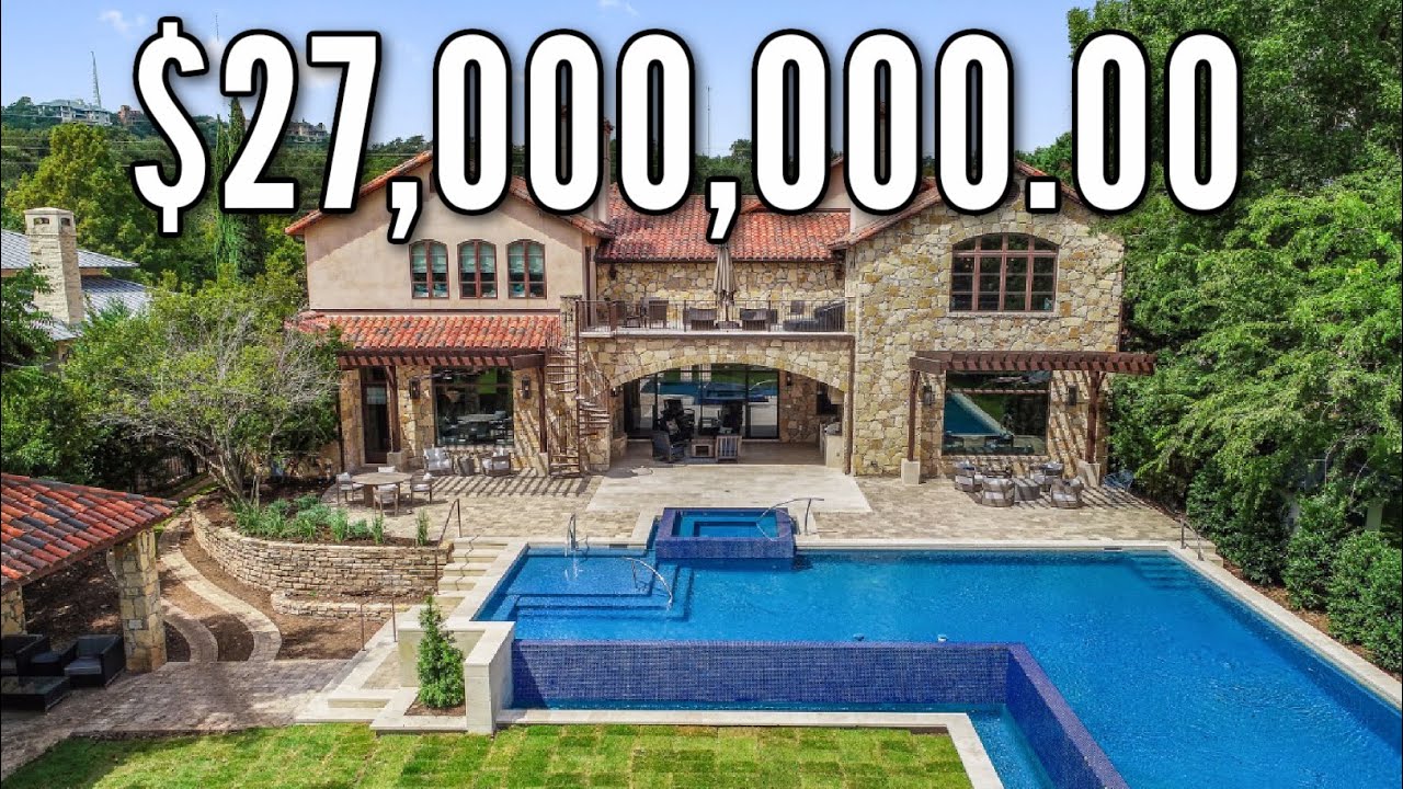 AMAZING $27 Million home In Austin Texas