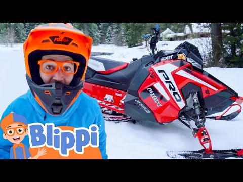 Blippi's Red Snowmobile
